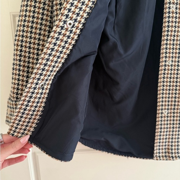Women’s H&M Houndstooth Print Jacket Size Small - Picture 3 of 5
